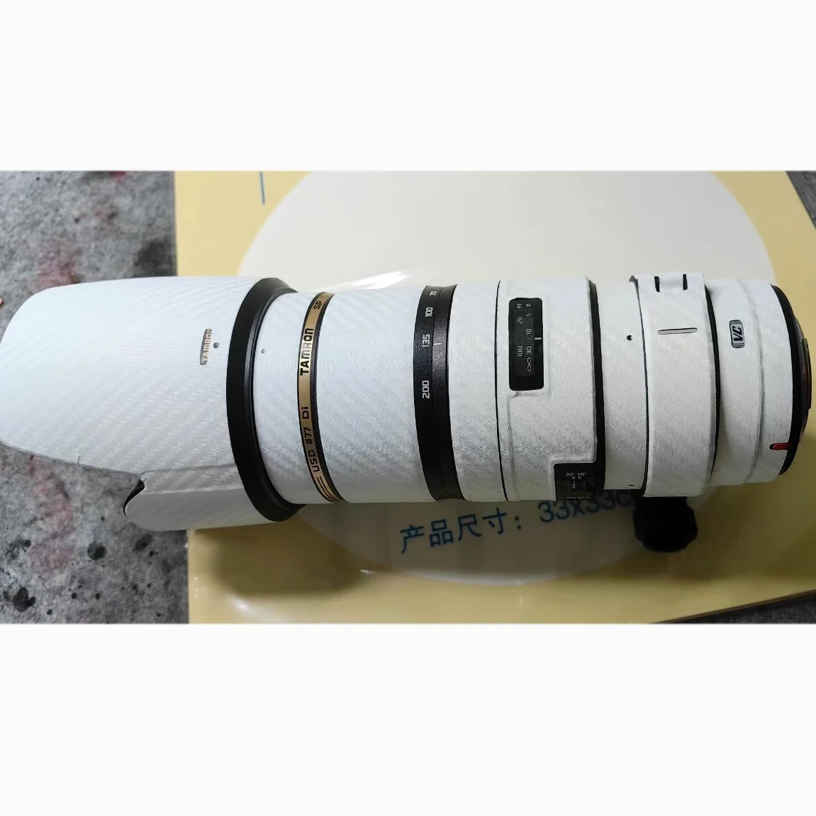 واقية ملصق الجلد ل Tamron SP 70-200 مللي متر F/2.8 Di VC USD A009 70-200 F2.8 عدسة نيكون F كانون EF-Mount معطف التفاف ملصق مائي