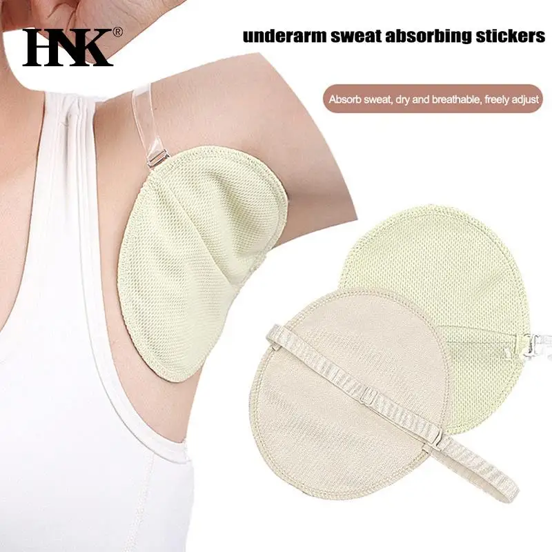 

1Pairs Reusable Sweat Armpit Pads Soft Washable Invisible Cushion For Outdoor Protector Clothing From Stains/Wetness/Odor