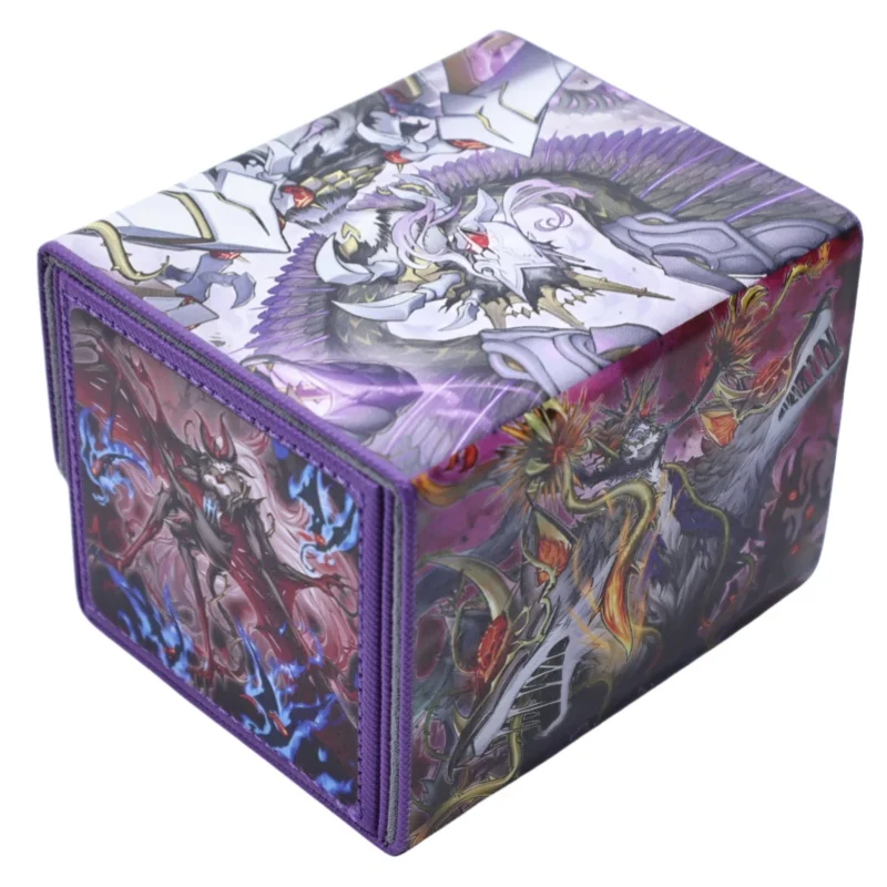 Yu-Gi-Oh etui na karty Sacred Azamina Moa Regina Diy wysokiej jakości skórzane figurki do zabawy Anime kolekcja gier pudełko do przechowywania