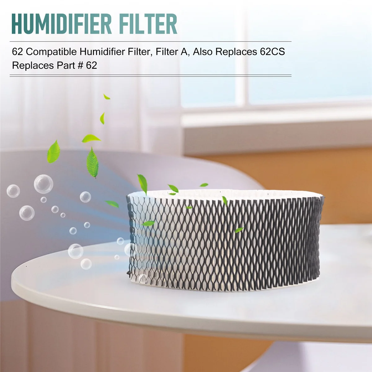 for Holmes HWF62 Compatible Humidifier Filter (2 Pcs)