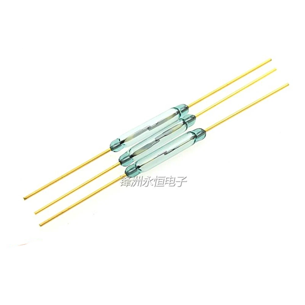 5PCS/Lot Reed Switch MKA14103 MKA10110 MKA07101 MKA16101  MKA20101 GLASS Green 2*14mm Normally Open Low Voltage