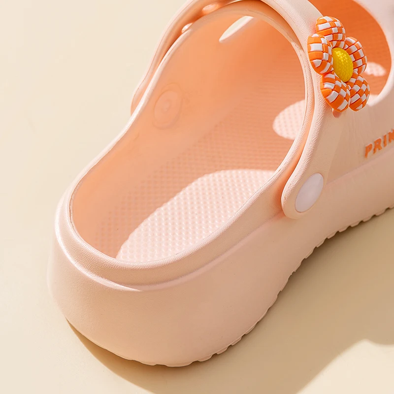 2024 New Summer Princess pantofole antiscivolo in EVA con suola morbida Jane wear scarpe per bambini con suole a piattaforma pantofole Mary Jane