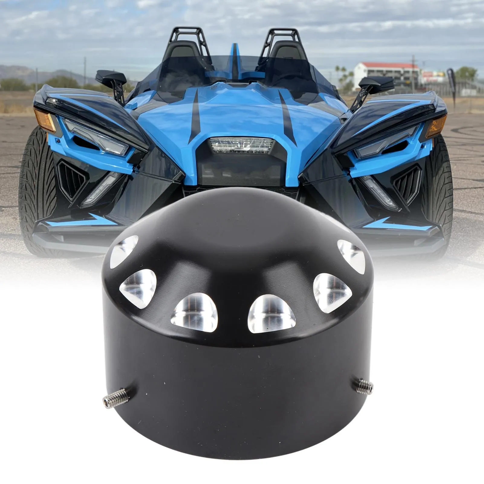 

Axle Nut Cover Sturdy Aluminium Wearproof Wheel Axle Nut Replacement for Polaris Slingshot 2015-2024 Wheel Axle Nut Cover