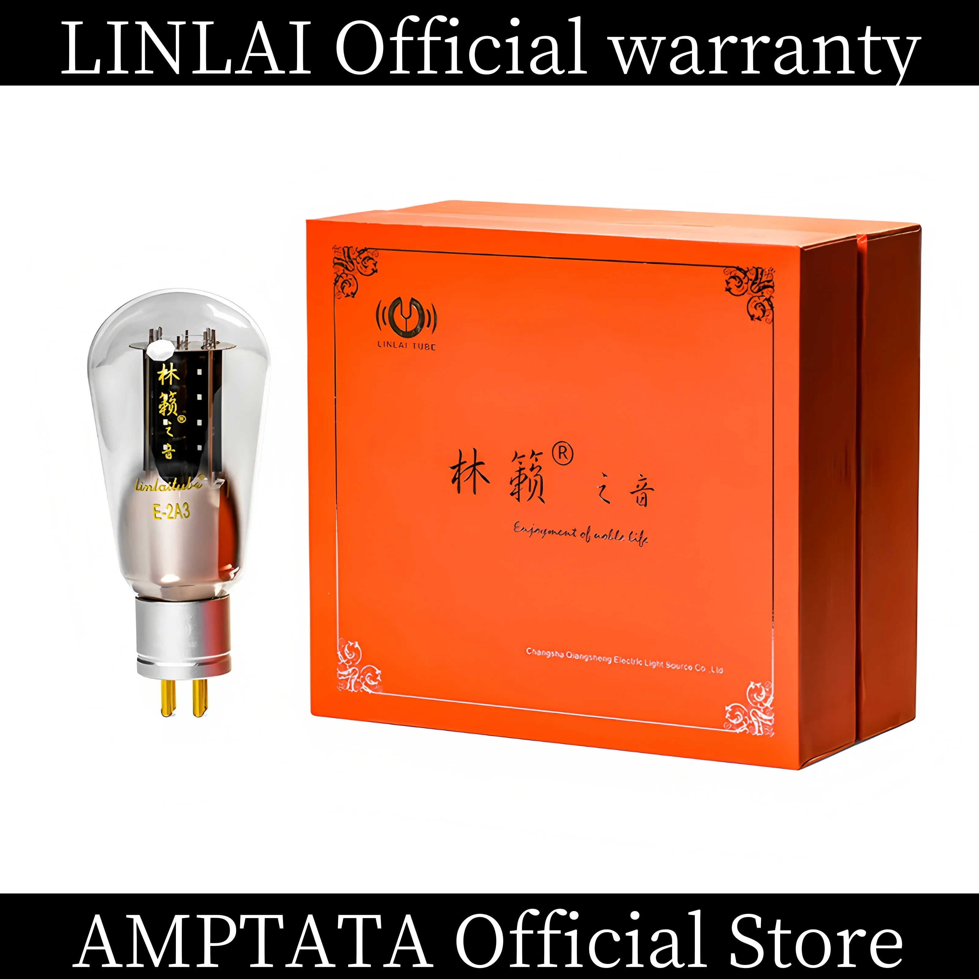 LinLai E-2A3 / Série principal Top Elite / Tubo de vácuo / Atualização WE 2A3C 2A3B / Amplificador / 15 meses de garantia / Par combinado