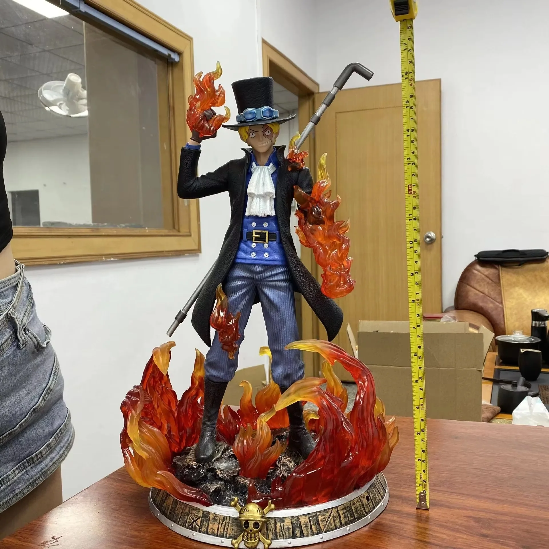 Anime Figure One Piece Gk Dream Saab Statue Model 41cm  Ornament Figure Box No Light Collection Decoration Christmas Gifts