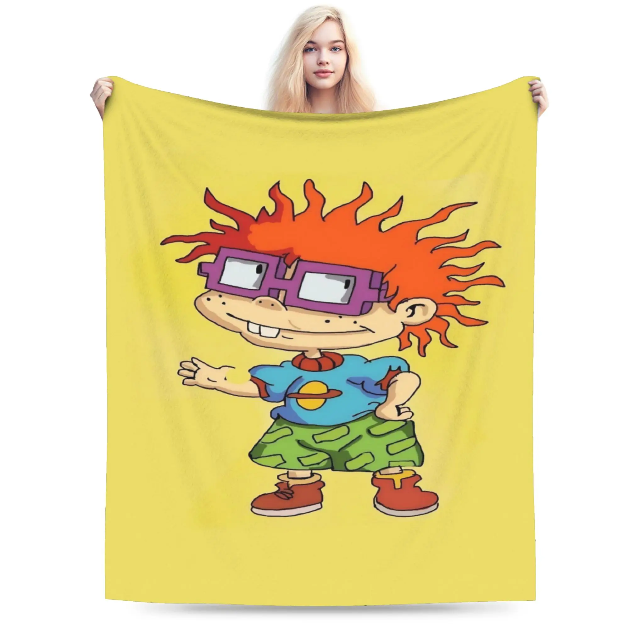 Cartoon R-Rugrats Blanket Multiple Sizes Soft and Lightweight  Throw Blankets for Couch Sofa and Bed