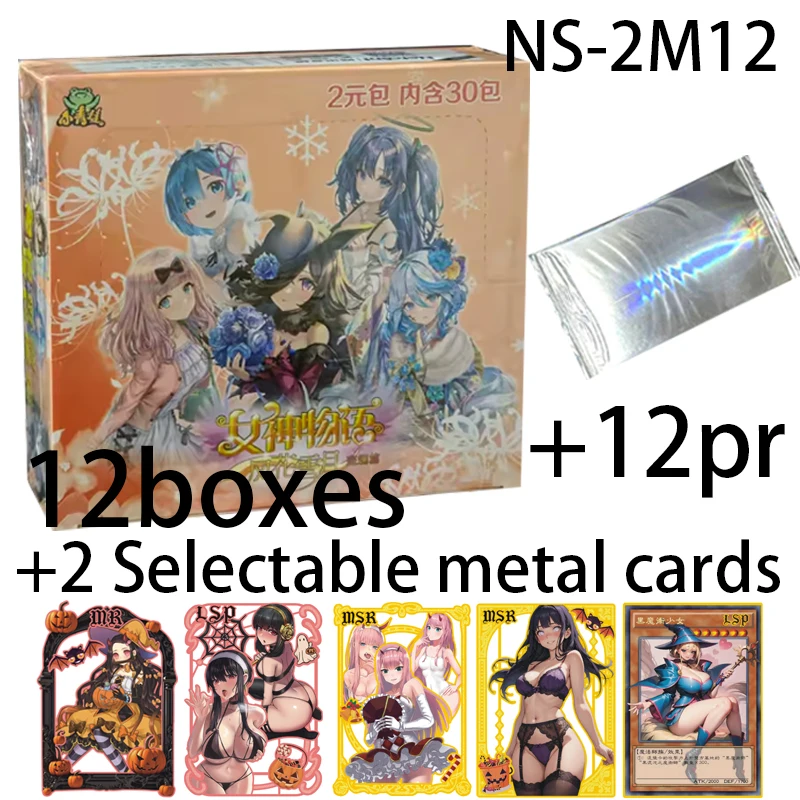 Wholesale New Goddess Story NS-2M12 Rare Card Booster Box Collection Girl Party Swimsuit Bikini Anime Tcg Game Children's Toy