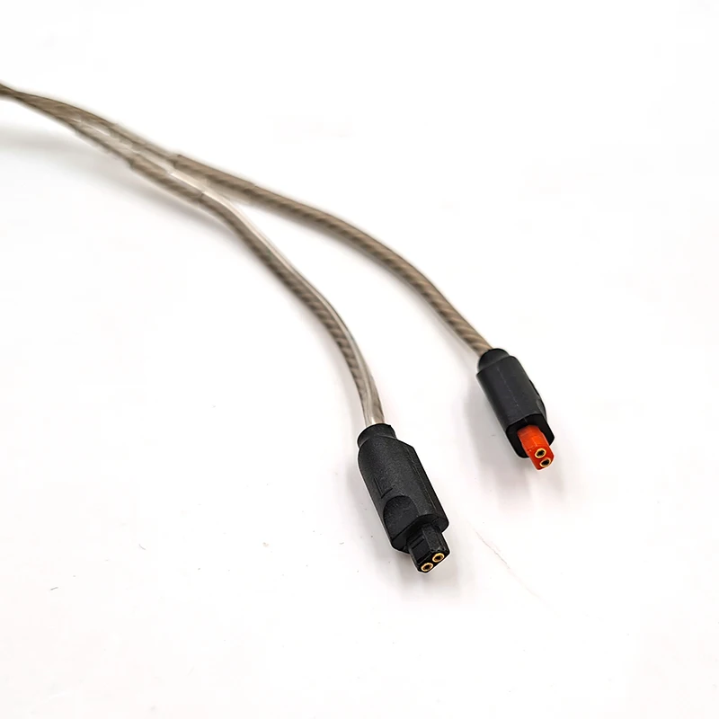 Para áudio técnica ATH-IM02 im03 im50 im70 im01 im04 fone de ouvido substituível 3.5mm estéreo de alta pureza banhado a prata cabo de atualização