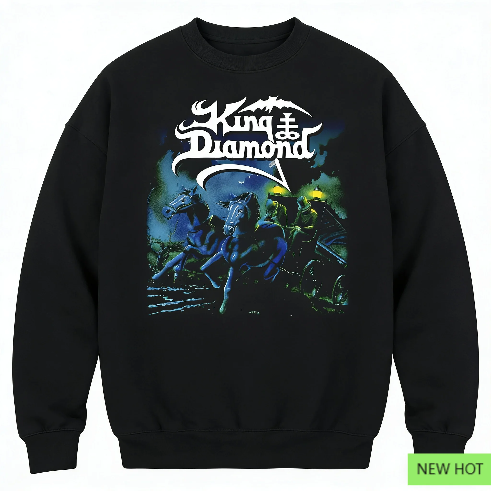 

Круглый вырез King Diamond Abigail, готический металлический верх, идеально подходит для любителей темного альбома и стиля ужасов в стиле рок