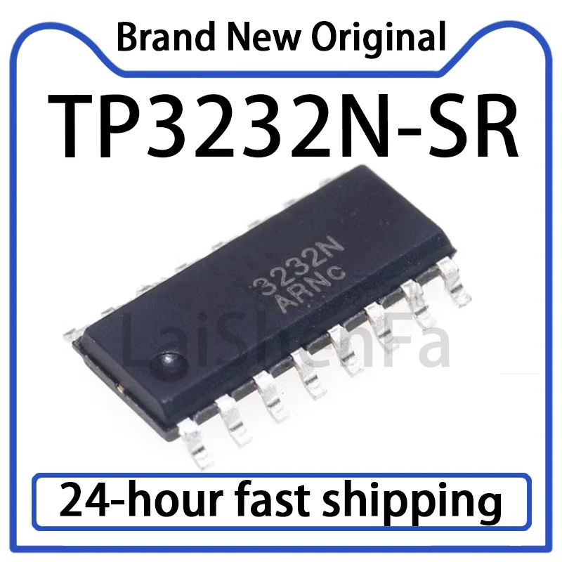 10PCS TP3232N-SR Package SOIC-16 RS-232 Transceiver IC Chip Original Stock