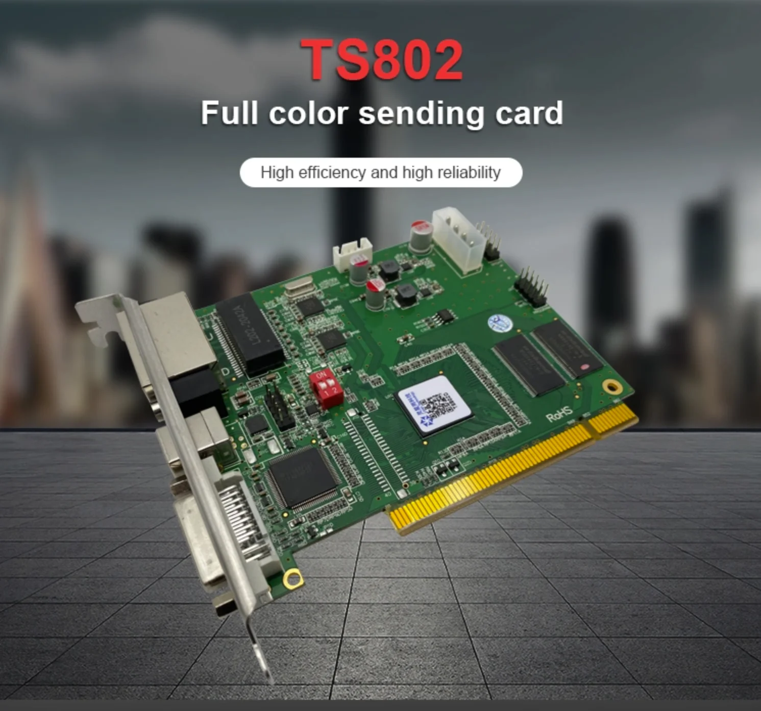 High Quality LED Display Control Card Linsn Ts802D LED Sending Card for Advertising LED Billboard