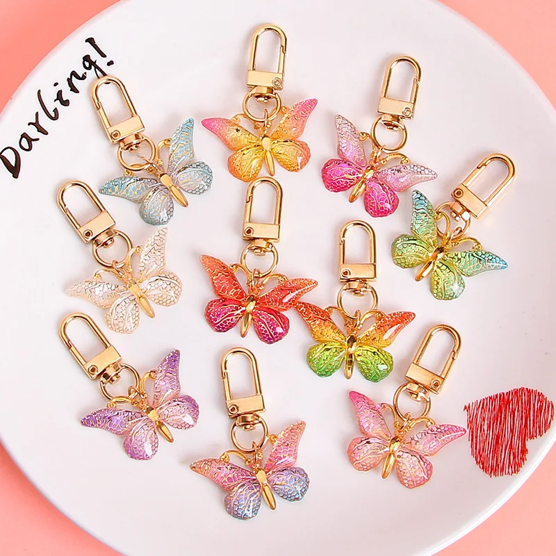 

12pc, Butterfly Keychain Gift, Purple /pink /blue Keychain, Gender Reveal Party, Birthday, Wedding, Party, Perfect Gift for Col