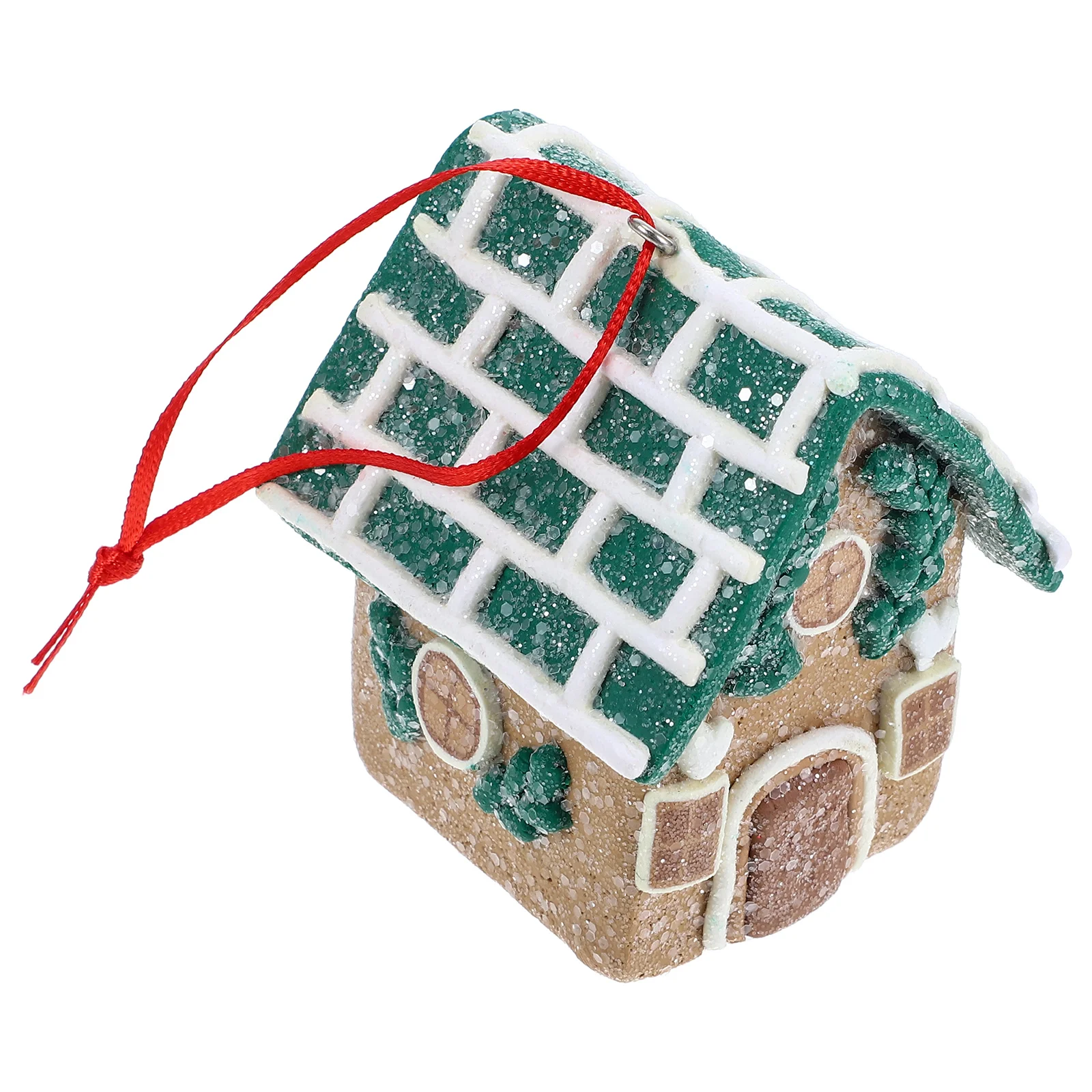 

Mini Gingerbread Ornaments Set Christmas Hanging Decor for Tree Wreath Mantel Window Party DIY Xmas Scene Layout Charming