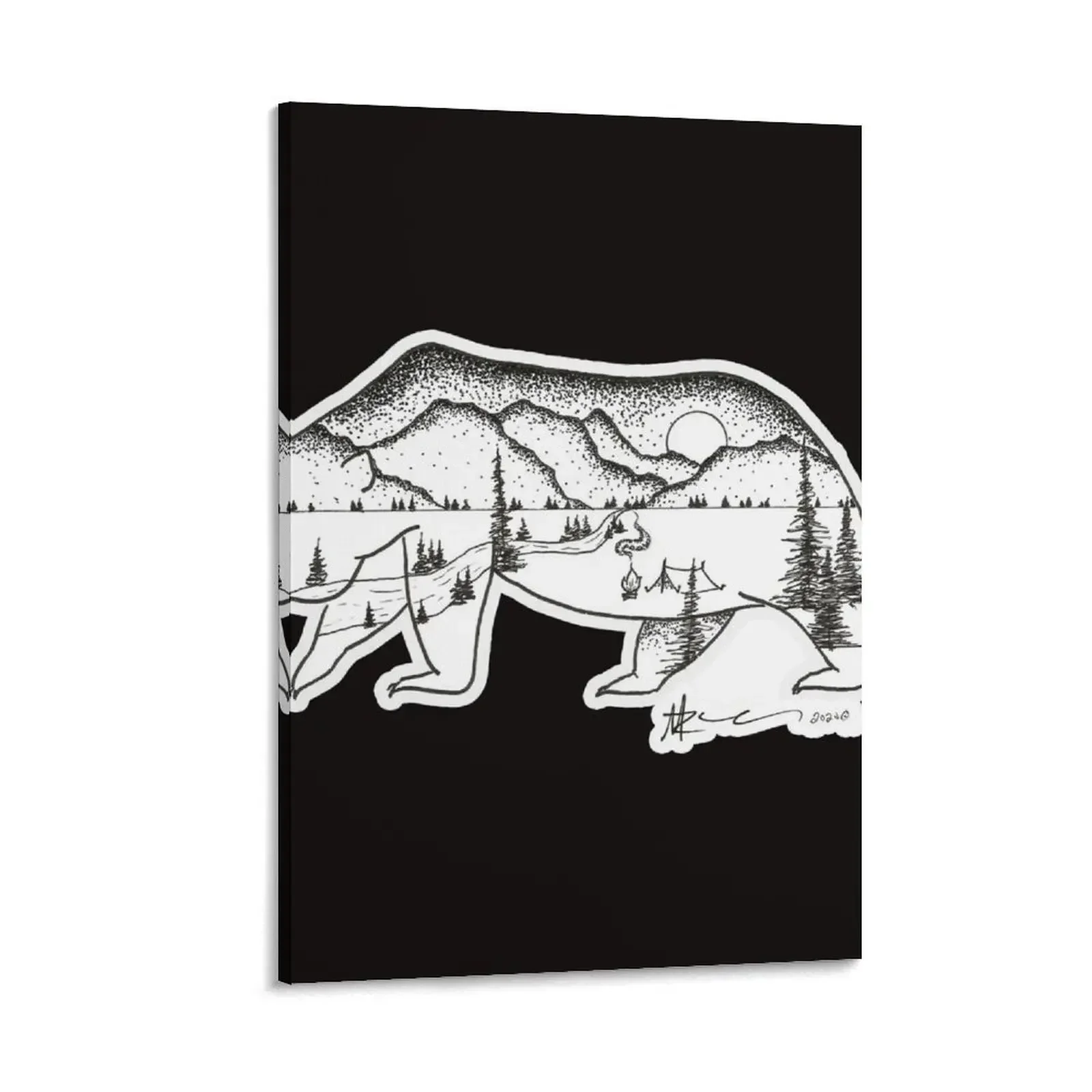 

Campout Canvas Painting wall decoration painting Decoration for home decorative frames wall room