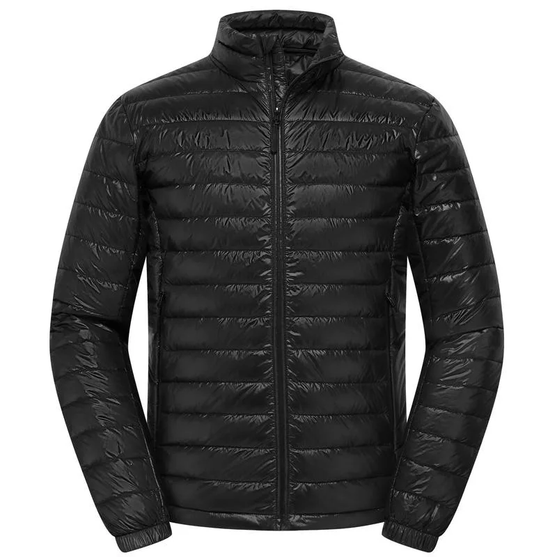 

Men's Lightweight down Vest Stand Collar Duckling Feather Vest Wear Resistant Spring Summer Autumn Seasonal Fashion Outerwear