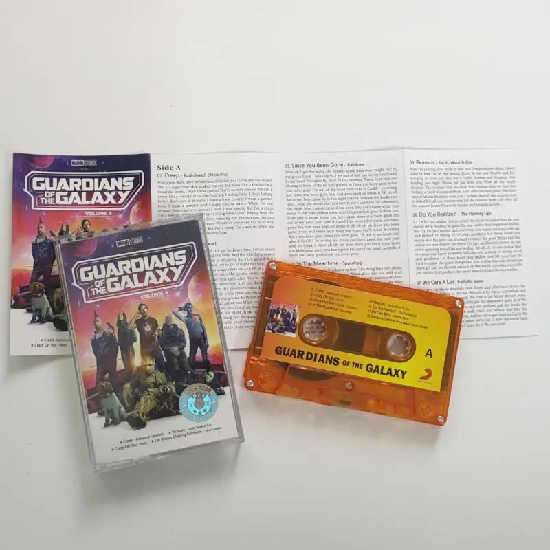 The Avengers Guardians of the Galaxy Music Tape Gamora Groot Star-Lord Cosplay Soundtracks Box Kassetten Walkman Tape Prop Geschenke – Detail 10
