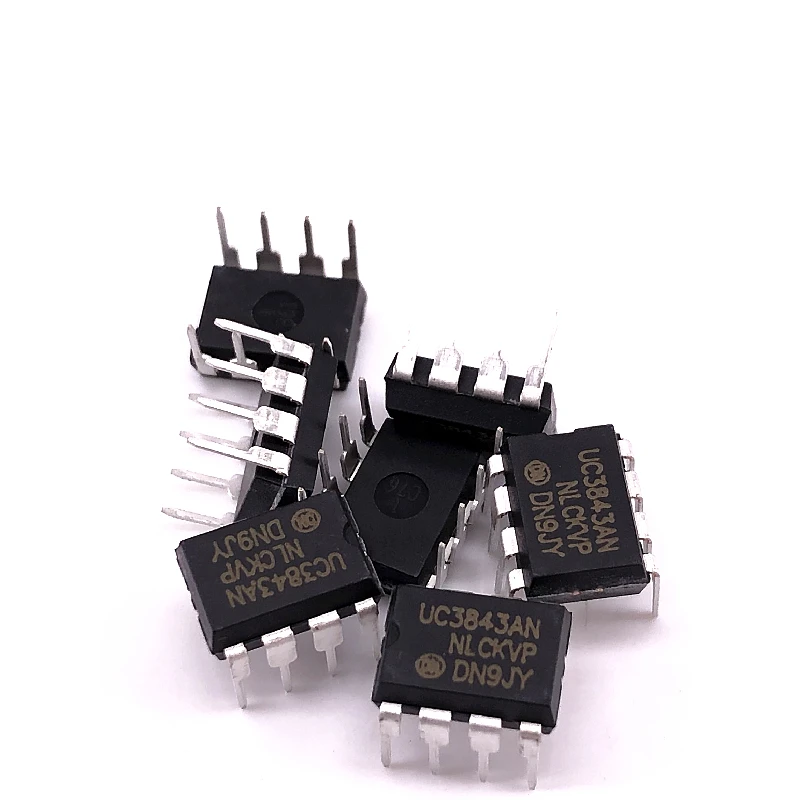 (10pcs) UC3843AN DIP-8 UC3843 DIP8 UC3843N UC3483A UC3843B HIGH PERFORMANCE CURRENT MODE PWM CONTROLLER