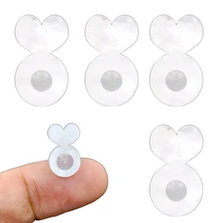 10Pcs Transparent Ear Stabilizers Earrings Backings Silicone Earring Lifters For DIY Ear Studs Replacements Jewelry Findings