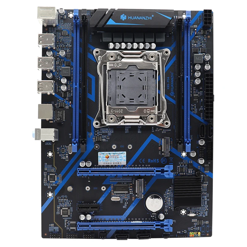 HUANANZHI X99 PD4 LGA2011-3 Motherboard DDR4 Xeon E5 V3 V4 Processor Support Dual M.2 NVME Gigabit LAN Computer Mainboard