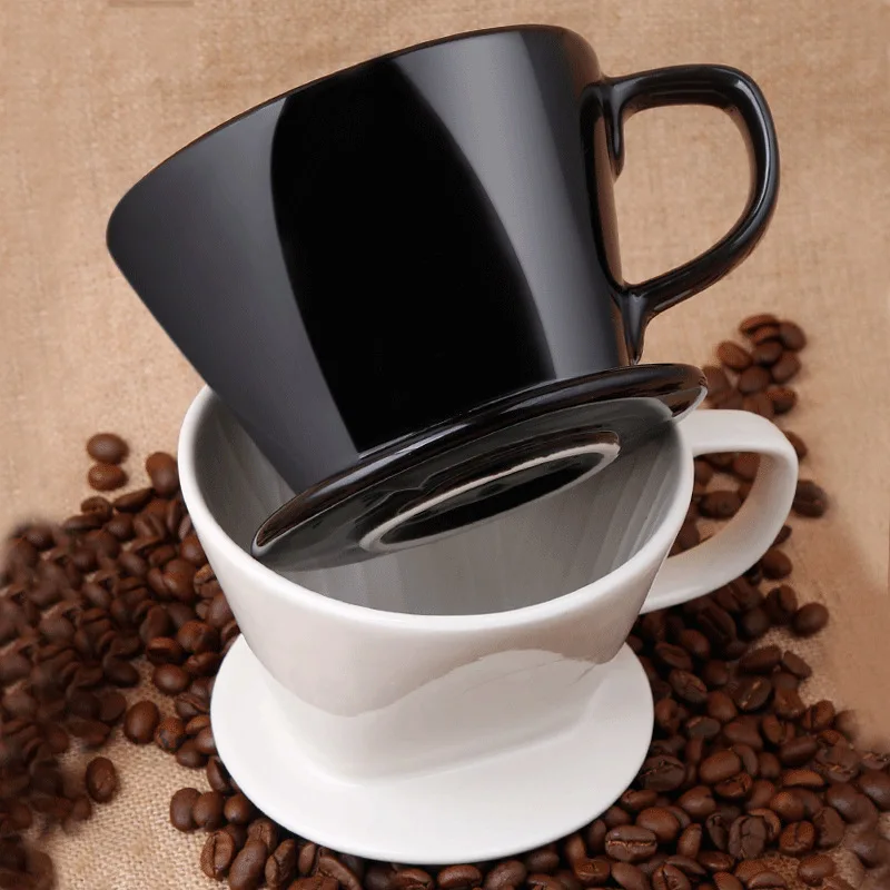 

Coffee maker Coffee Filter Solid Color Casual Modern style V60 filter cup Manual Kitchen Coffee cup Ceramic coffeeware teaware