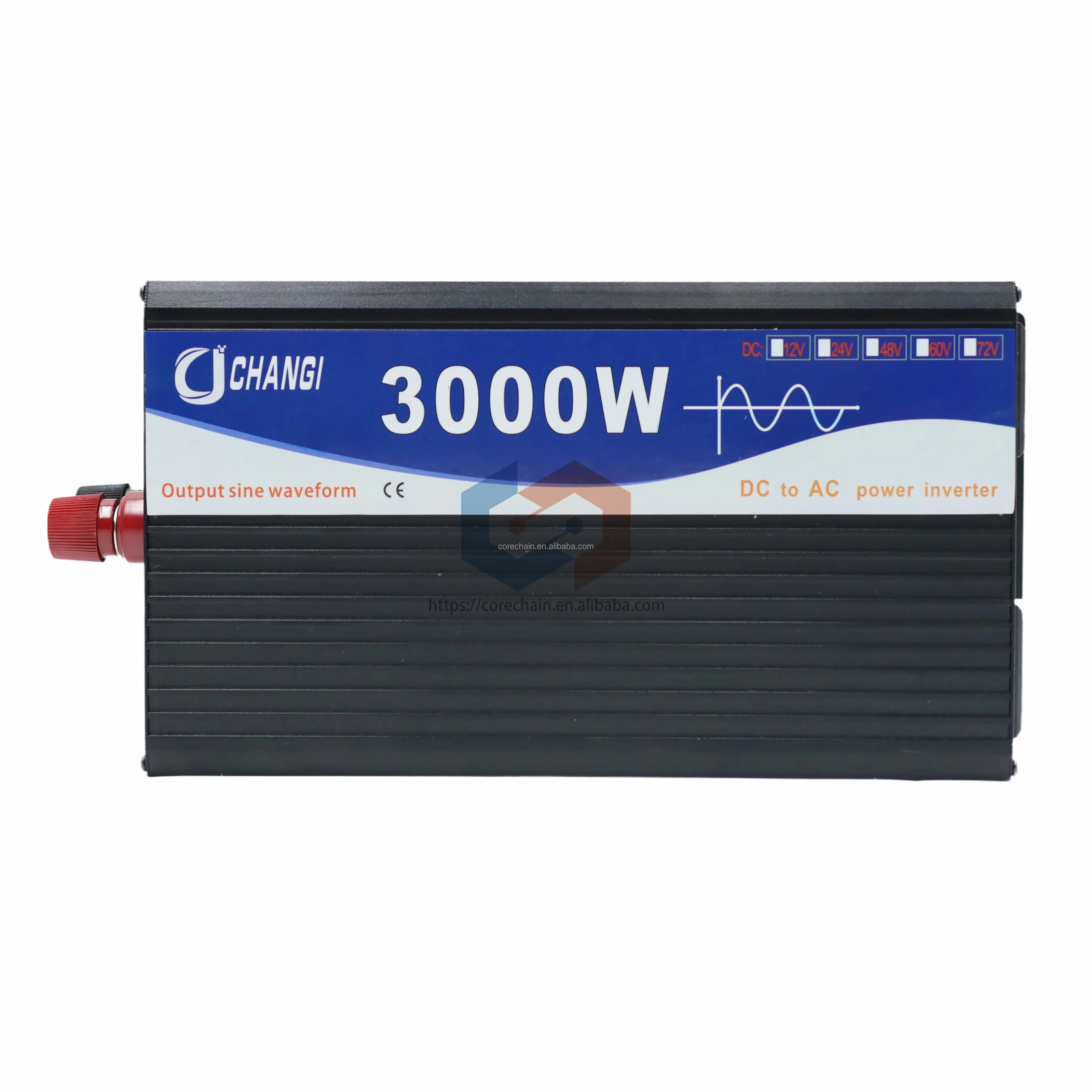 Dual Output Single Phase Home NFC Pure Sine Wave Inverter 1500W/3000W 50/60Hz 12v/24v/48v/60v/72V 110/220V Off-Grid 92% view 5
