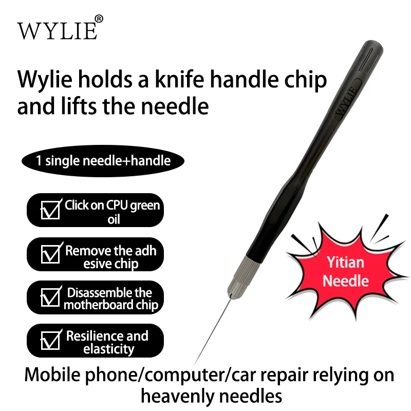 Wylie wl-207f IC Micro-Point Pry Needle Set For Precise IC Chip Removal In Mobile Phone Repair Tool