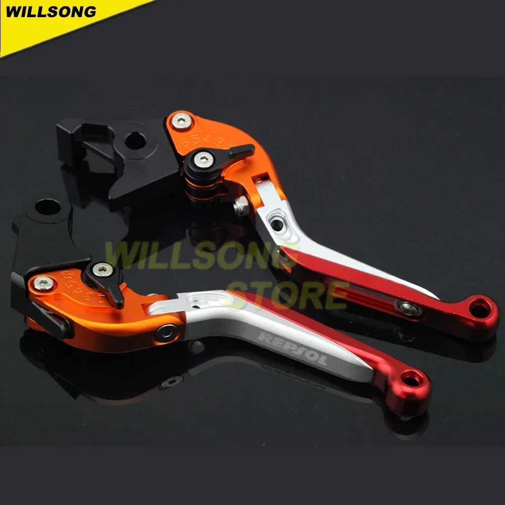 Brake Clutch Lever Folding Extendable Adjustable For HONDA CB600F CB900F HORNET CBF600 N/S CBR600 F2/F3/F4/F4I CBR900RR REPSOL