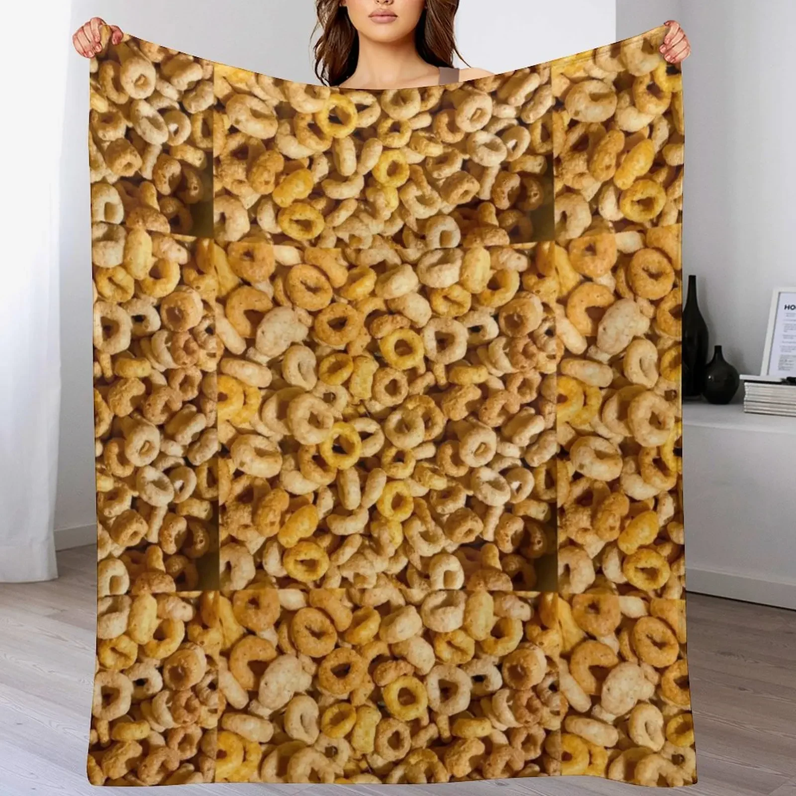 Manta de microfibra cómoda Cheerios para el hogar y el dormitorio