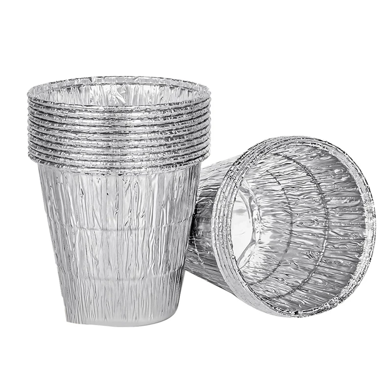 Paquete de 15 revestimientos de cubo de grasa para Traeger Pro 575/780, Ironwood 650/885, revestimiento de cubo de goteo de aluminio desechable