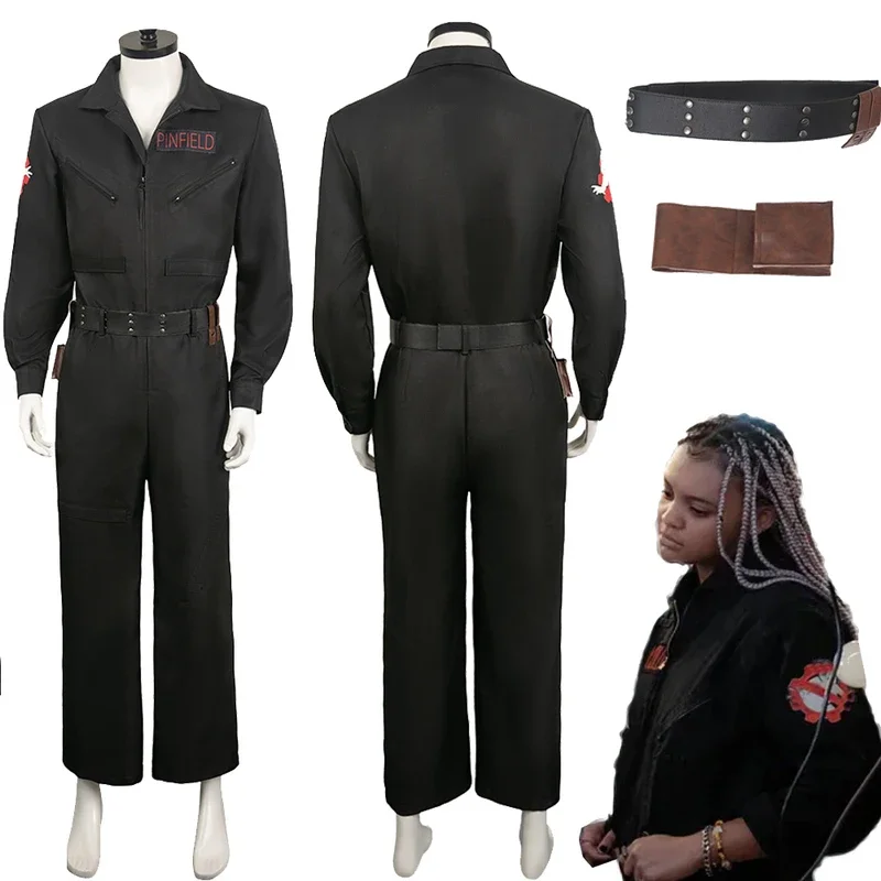 Lucky Cosplay Movie Ghost Cosplay Busters Frozen Empire Costume Halloween Carnival Disguise Roleplay Suit For Female Male Adult