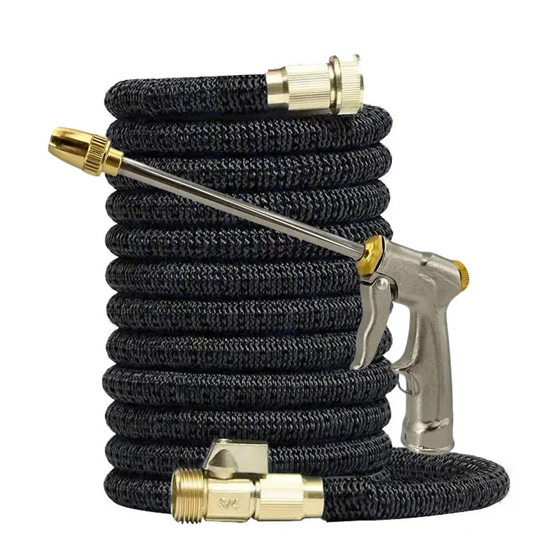 

Flexible Expandable Garden Water Hose High Pressure Nozzle Spraye Washer Gun Wash Hose Expandable Garden Water Hose 25FT-100FT