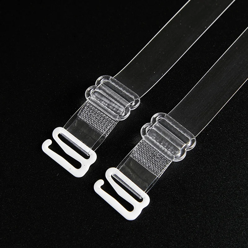 10pair Invisible Transparent Bra Buckle Belts Shoulder Straps Transparent Non-slip Strap Adjustable Bra Straps Underwear Accesso