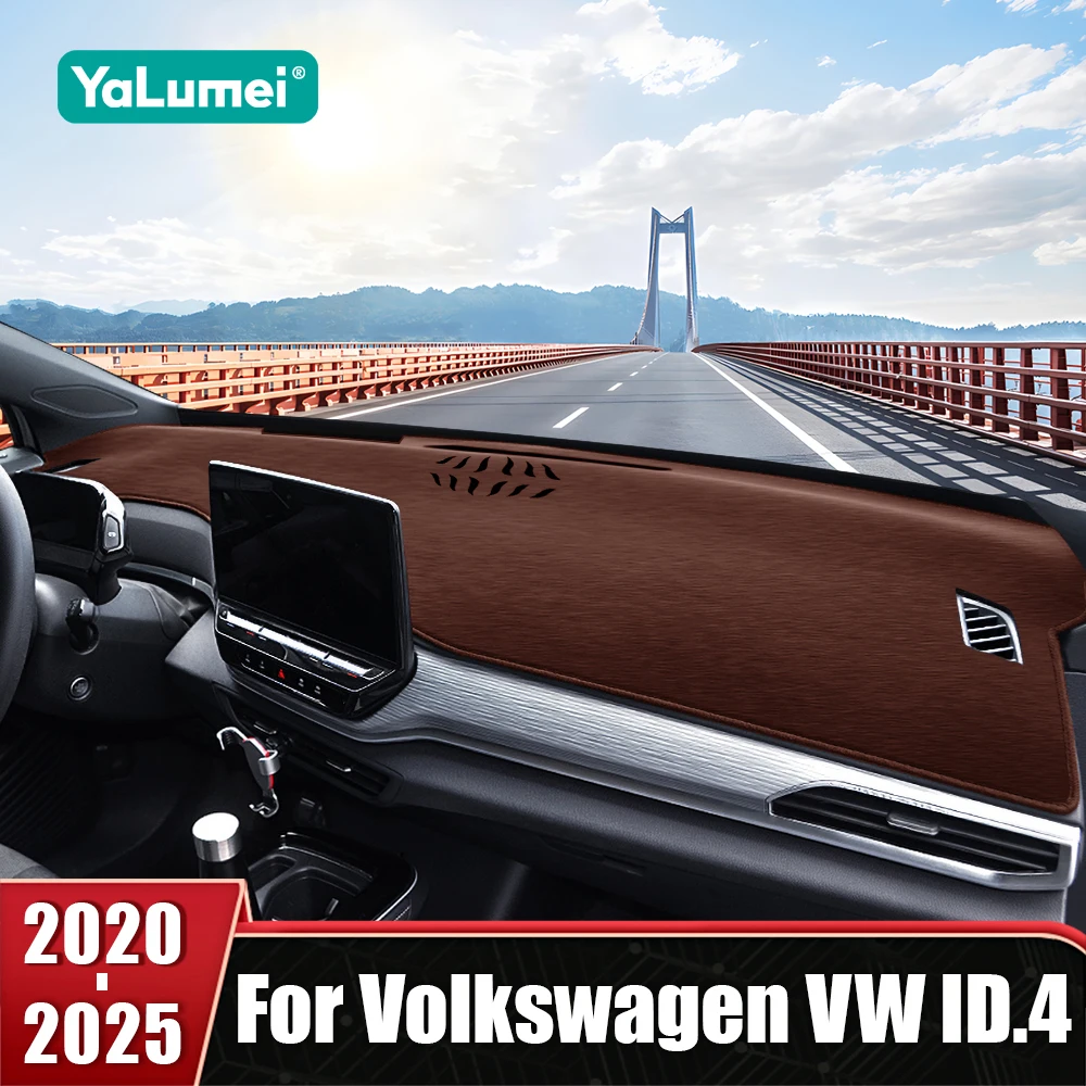 

For Volkswagen VW ID.4 ID4 2020 2021 2022 2023 2024 2025 Car Dashboard Cover Sun Shade Avoid Light Mat Non-slip Pads Accessories