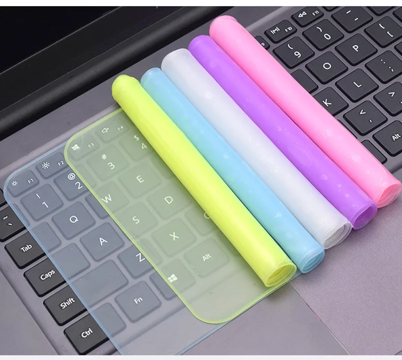 Universal Laptop Keyboard Cover Protector 12-17 inch Waterproof Dustproof Silicone Notebook Computer Keyboard Protective Film