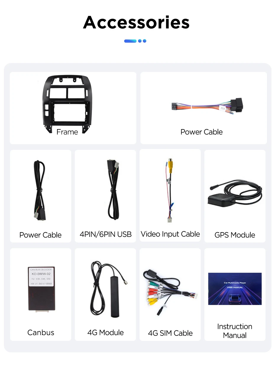 Junsun Autoradio für VW Volkswagen Polo Mk4 2001 2002 2003 2004 2005 2006 2007 2008-2011 CarPlay Android Auto FM RDS DSP BT GPS Navi SWC HD IPS Touchscreen Plug & Play Multimedia-Player Freisprechfunktion Original-Autostil Headunit – Detail 21