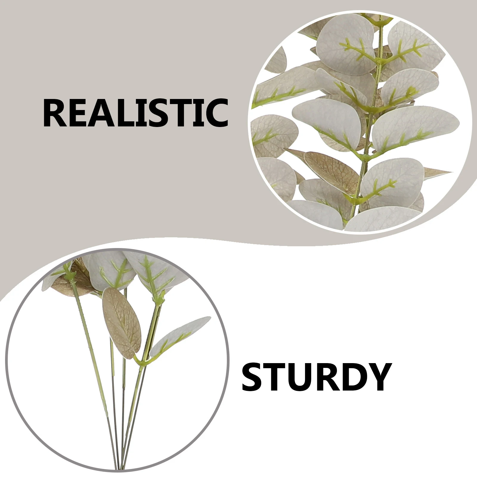 

5pcs Simulation Leaves Vivid Artificial Leaf Decor Lifelike Plant Leaves Home Office Wedding Decoration Fake Greenery Diy Flower