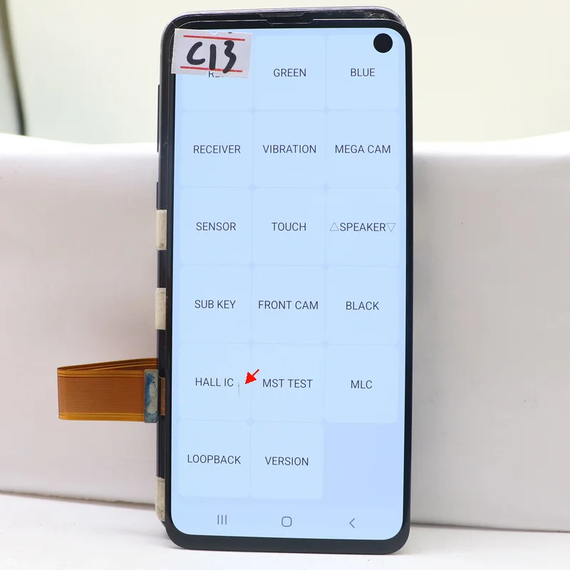 100% AMOLED S10e LCD Screen For Samsung Galaxy S10E G9700 G970F G970U G970W Display Touch Screen Digitizer With Defects