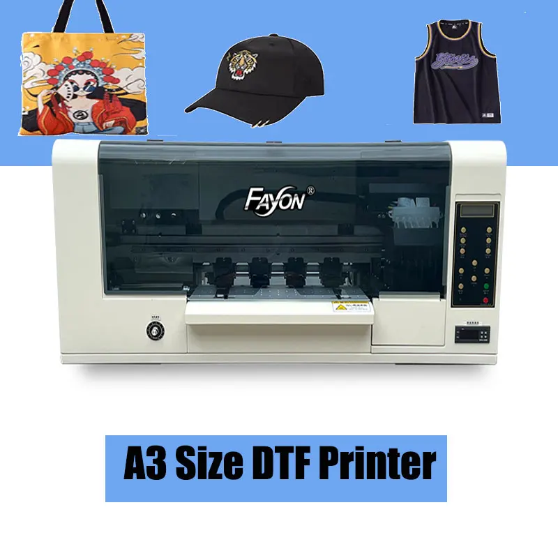 All in one A3+ Size T-shirt Oven Printing Commercial 350 DTF T-shirt Cotton Suit Any Fabric 1440dpi