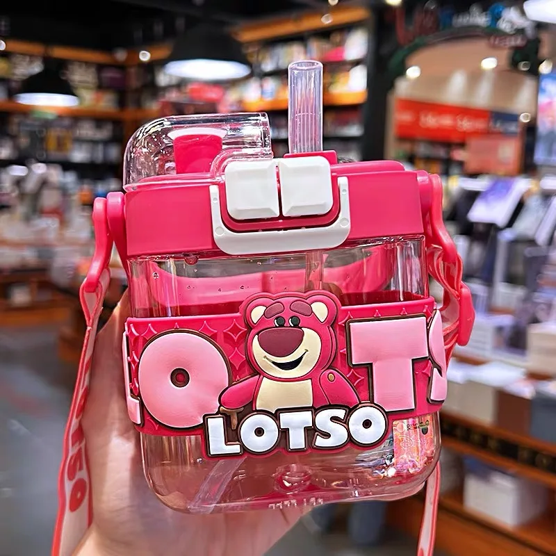 

Disney Ultraman Water Cup For Childrens School Use Sports Square Double Drinking Cup Portable Large Capacity Water Bottle Gift