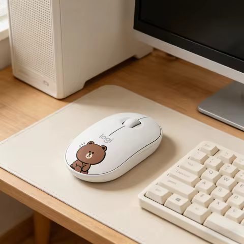 Logitech M350 Pebble Wireless Mouse Bluetooth 2.4G Dual Mode Silent Click 18M Battery Slim Portable For Laptop PC Mac