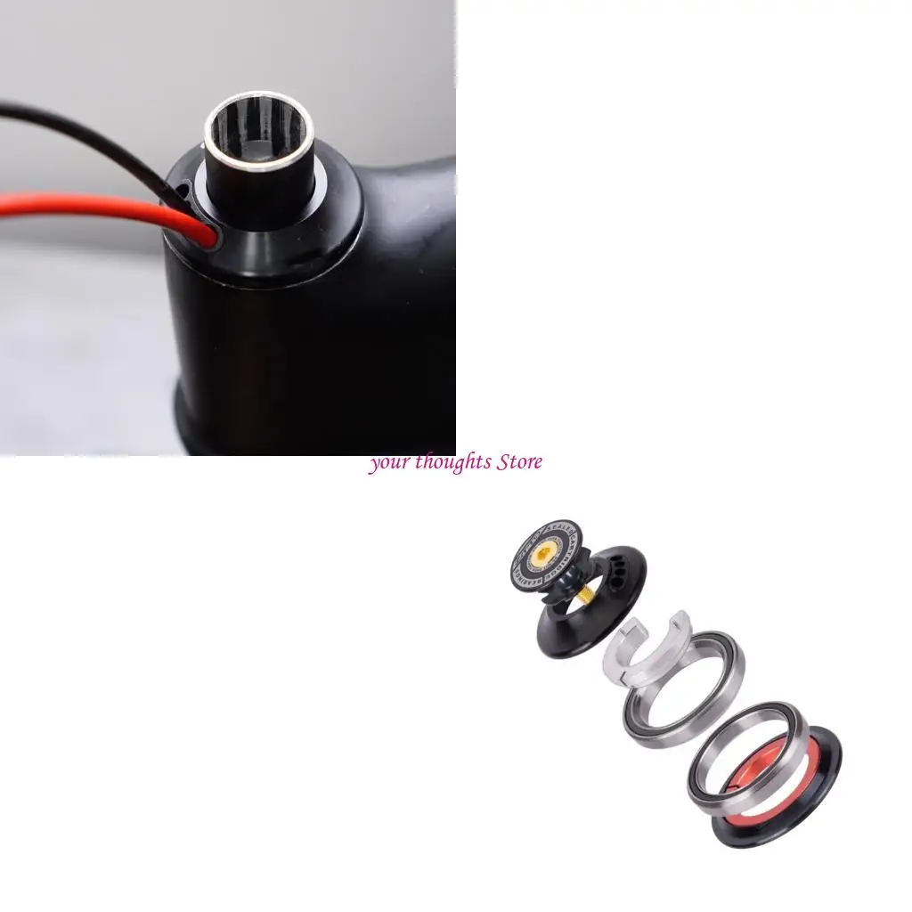 

Tapered Headsets Forks Aluminum Alloys Housing Sealing Bearing Cable Routing 4XBB