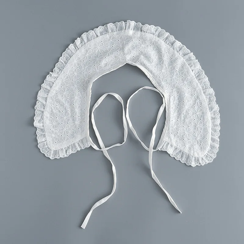 طوق وهمية الكورية للنساء ، شال صغير ، طوق كاذبة الزخرفية ، يلتف الكتف ، الرأس ، اكسسوارات الملابس #4