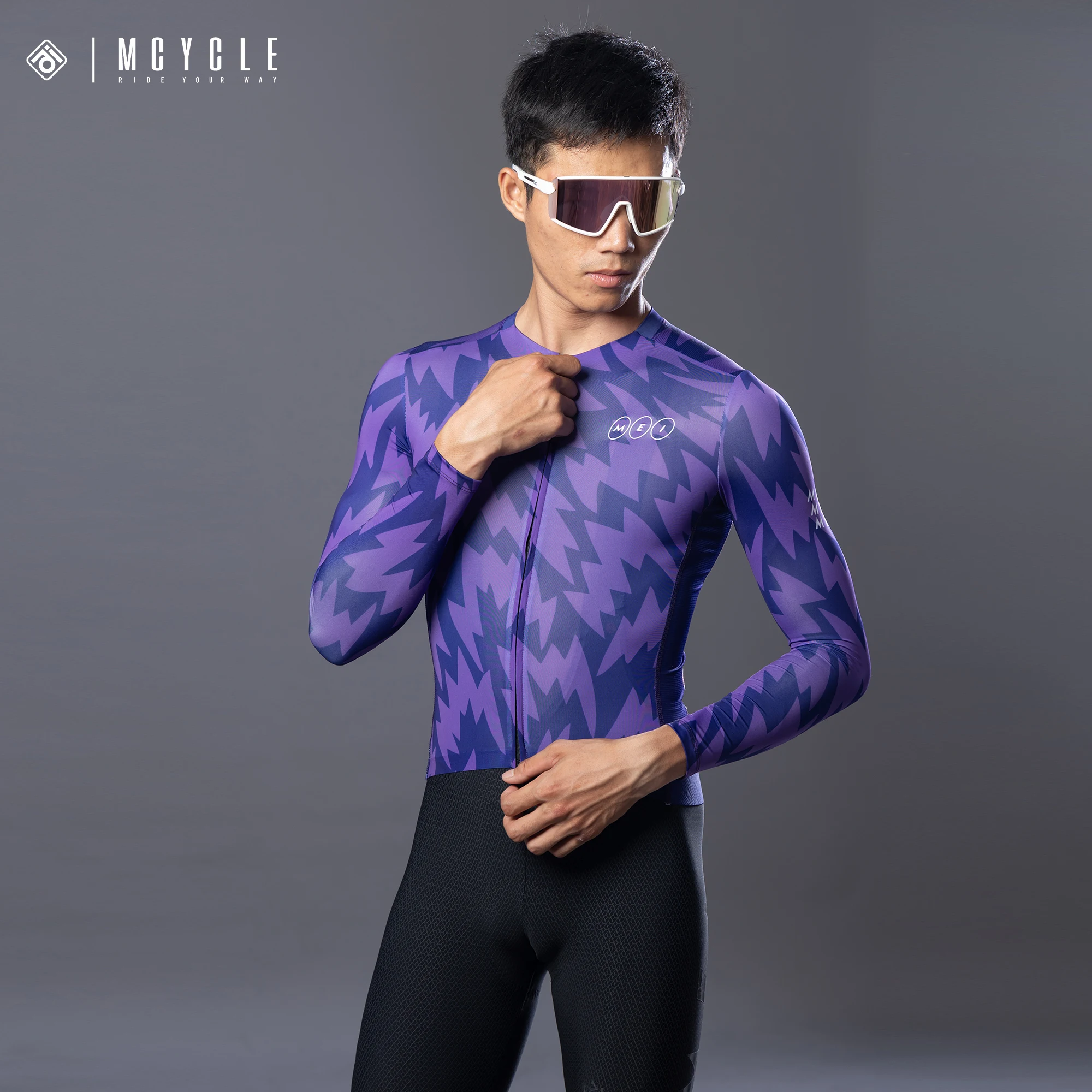 

Mcycle Man Cycling Jersey Comfortable Bicycle Bike Shirt Quick Dry Bike Jersey Breathable Long Sleeves Cycling Clothing