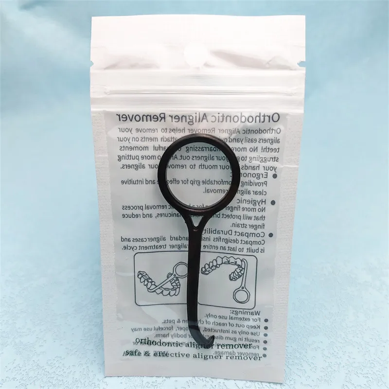 

170PCS Dental Orthodontic Aligner Remove Hook Dental Invisible Brace Extractor Portable Plastic Tooth Socket Removal Tools