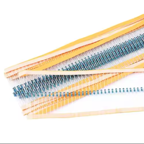 20PCS 1W Metal Film Resistor 1% Five-color Ring Power Resistor 0.1~1M 2 4.7 10R 47 100 220 360 470 1K 2.2K 10K 22K 4.7K 100K Ohm - Image 4