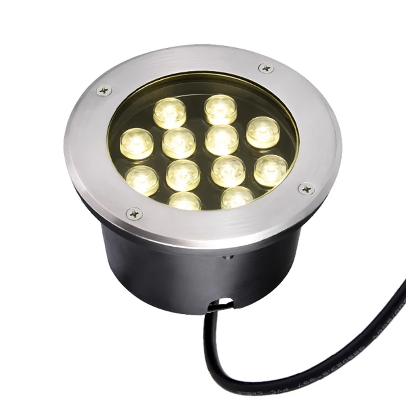 NEW 5W/6W/7W/9W/12W/15W18W 24W LED Outdoor Ground Garden Floor LED Underground Buried Lamp Spot Landscape Light AC110V 220V IP67