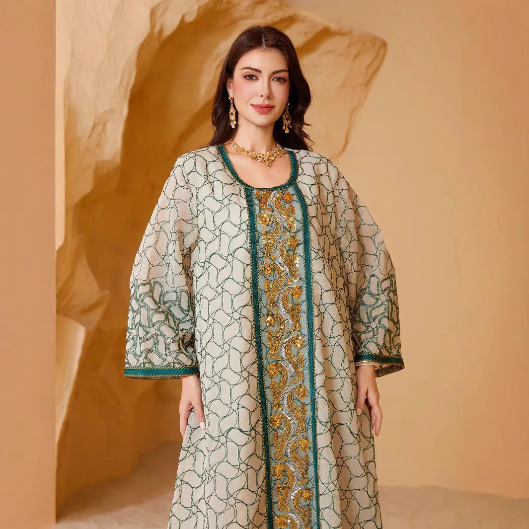 

Turkey Dubai Abaya Diamond Robe Dress for Women Islam Clothing Muslim Dress Women Summer Women Kaftan Musulmane Femme Vestidos