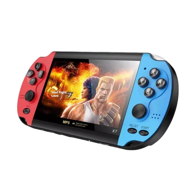 X7 4.3-Inch Handheld Game Console Arcade 10000 Classic Games Retro Handheld Single Player Fc Nostalgic Portable Gba Psp Children