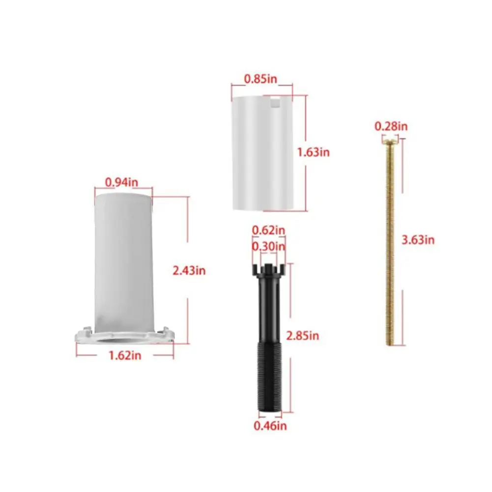 As Shown Valve Extension Kit Extension Kit For Shower Valve Bathroom 3-Way Diverter Kit PP rubber brass Construction
