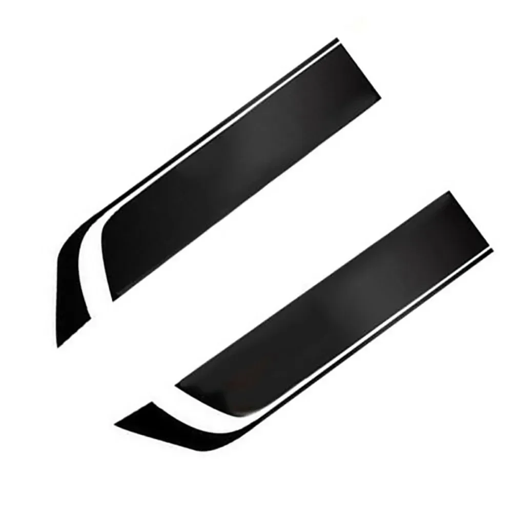 

Stylish Washable Accessories New Parts Car Sticker Vinyl Auto Black Bonnet Decal Decorative Racing Set Stripe Trim